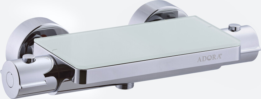 Exigo dusj blandebatteri Comfort Plus Exigo Comfort Plus termostatblander med dusjtilkobling 1/2" på undersiden.