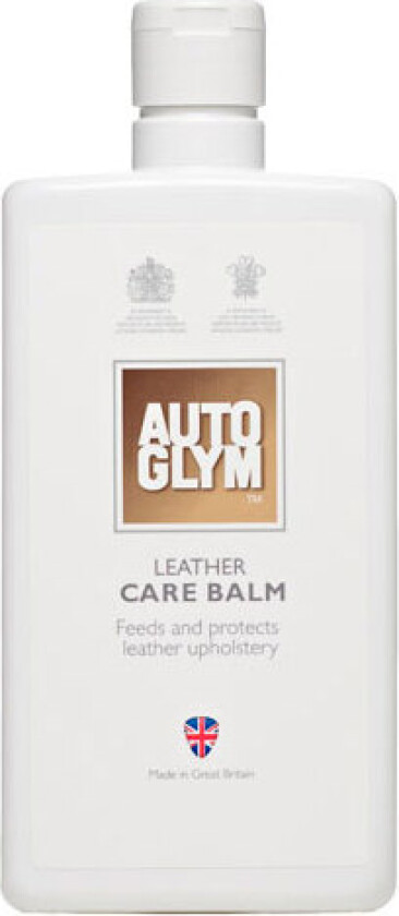 Autoglym Leather Care Balm 500 ml For mykgjøring og beskyttelse av skinninteriør i bil