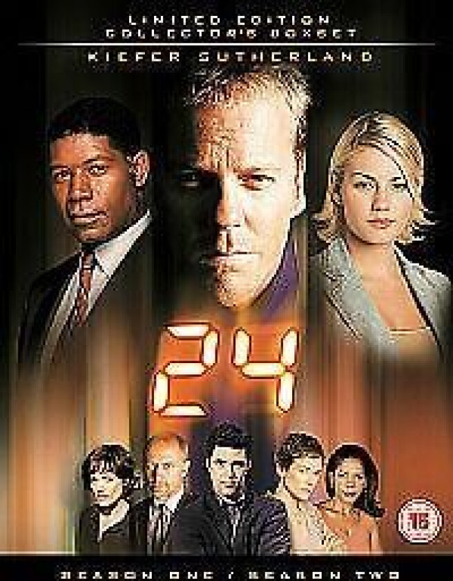 24: Seasons 1 And 2 DVD (2003) Kiefer Sutherland, Hopkins (DIR) Cert 15 Region 2