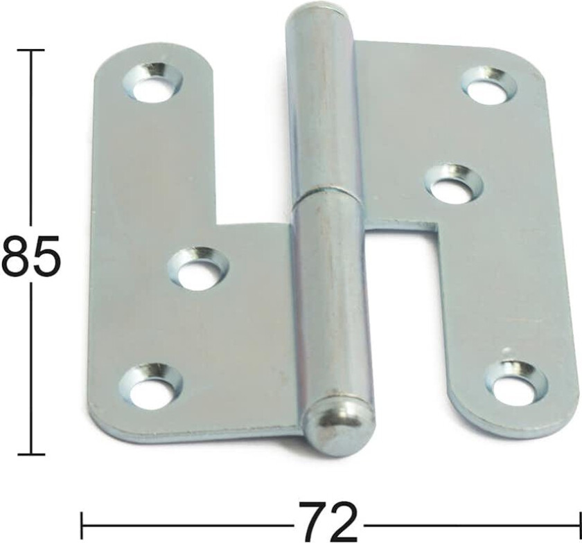 Bilde av Løftehengsel 1222 Høyre Løftehengsel av stål. Tilpasset høyrehengte dører.