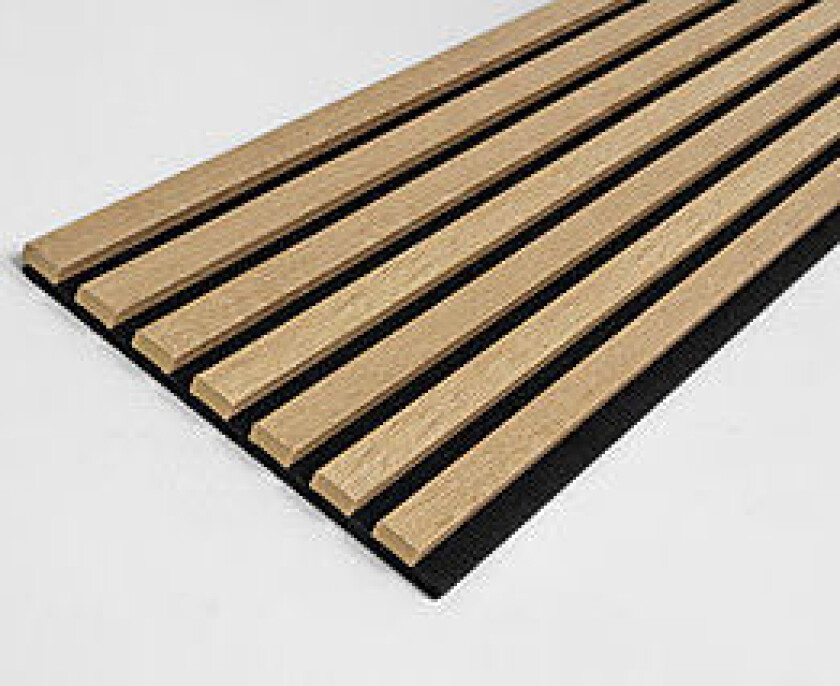 Spileplate akustikk 300x2400 lys eik 2 stk