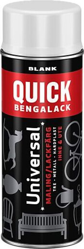 Spray Universal Blank Sort 150 400ml