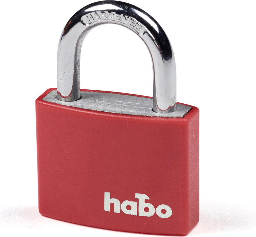 Habo Hengelås 703-40 Rød Hengelås 703-40. Dobbelboltet bøyle.