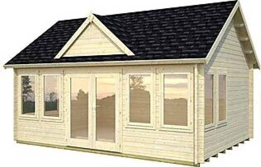 Palmako Claudia hagestue 19,4 m² Elegant, stort og romantisk laftet hagestue med store vinduer.
Perfekt samlingssted for familie og venner.