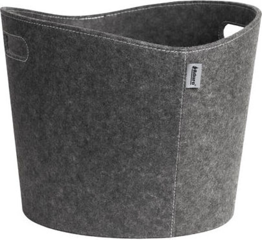 Aduro Baseline filt vedkurv Dekorativ og funksjonell vedkurv som like gjerne kan benyttes til oppbevaring av aviser, magasiner og barnas leker.