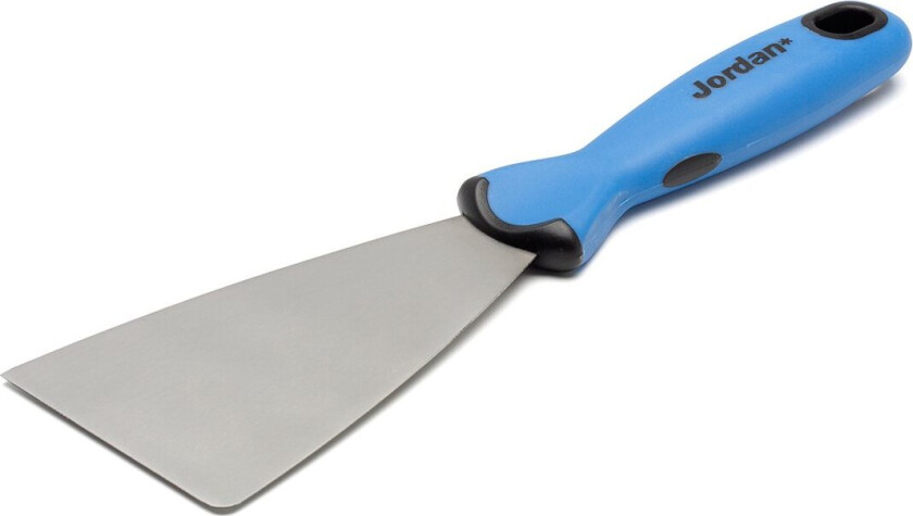 Jordan Sparkelpåfører Sparkel med spesialslipt og speilpolert blad. Brukes til påføring av sparkel på flate og slette underlag.