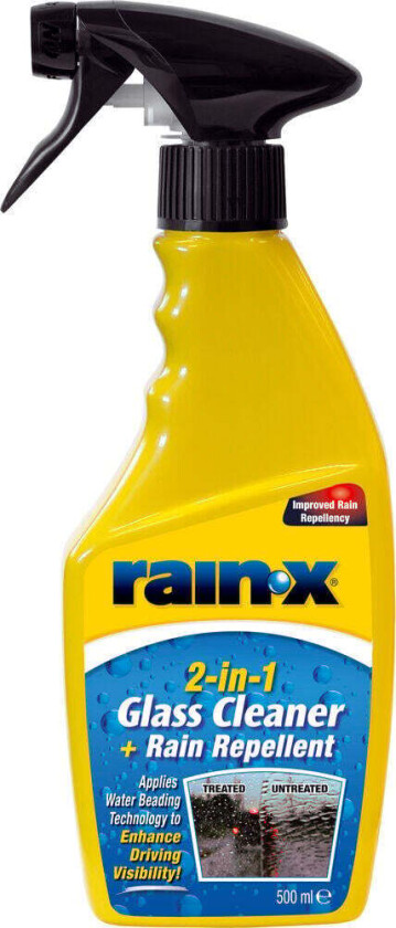 Bilde av Rain-X Glass Cleaner + Rain Repellent 2in1 Rengjør og beskytter frontruter på bilen