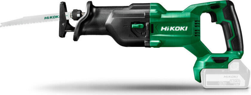 HiKOKI CR18DB bajonettsag u/batteri bajonettsag er enkel i bruk med verktøyfritt bladbytte og enkel justering
