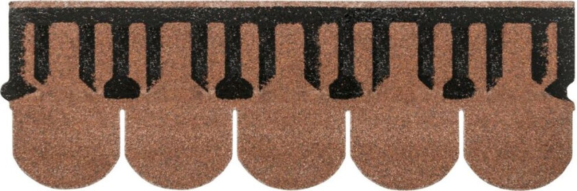 Bilde av Isola Takshingel, swing, teglrød Takshingel Swing brukes til taktekking på skrå tak med bærende taktro av rupanel, OSB eller kryssfinerplater.