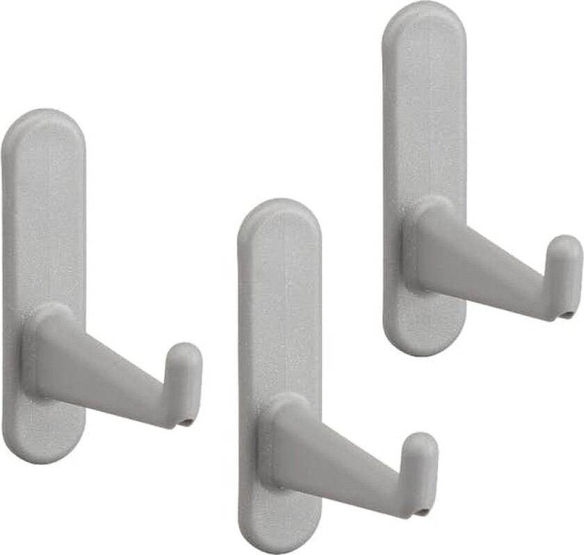 Elfa Utility lang krok 3-pk For oppbevaringstavle/-list, 3-pk