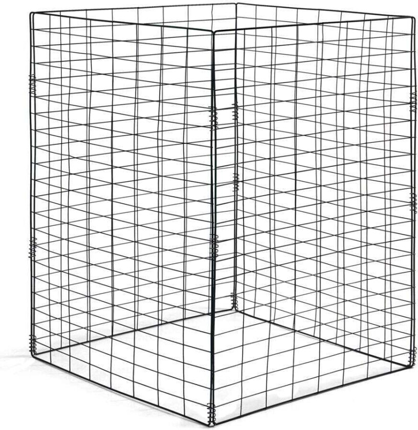 Bilde av Grouw 450 liter kompostbinge kompostbinge i metall lar deg produsere næringsrik kompost som kan brukes for å forbedre jordkvaliteten. Leveres flatpakket, lett å montere.