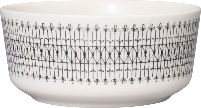 Emilia skål Ø 13 cm Svart-hvit