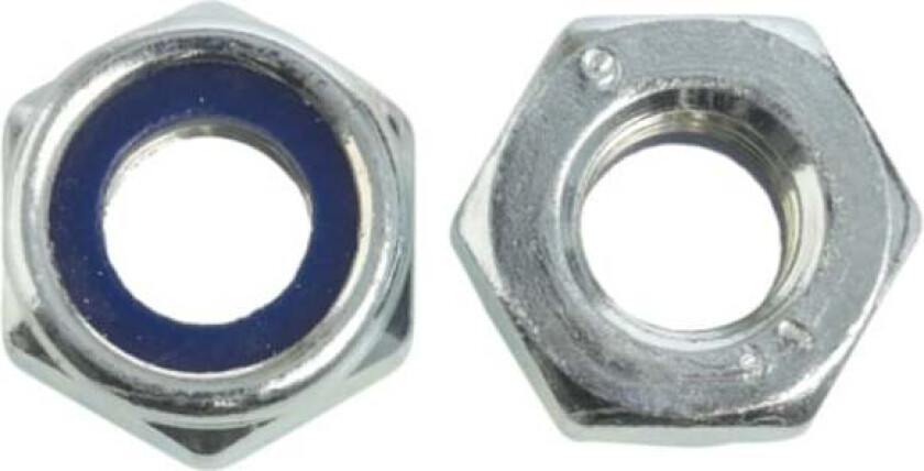 Bilde av LÅSEMUTTER ELF 6 DIN985 M12 A5 Låsemutter M12. DIN985. Elektrolytisk forsinket. 5 st/pk.