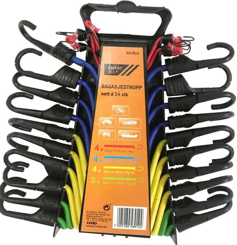 Smart 365* lastestroppsett Sett med lastestrikker i assorterte lengder.