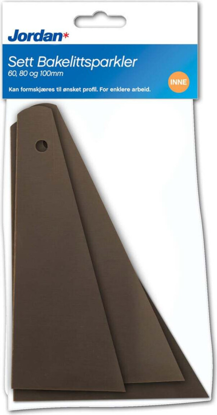 Jordan Sparkelsett bakelitt Sett med tre bakelittsparkler til mindre sparkelarbeid