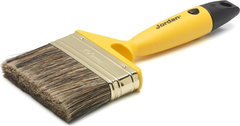 Bilde av Jordan Pensel 75 mm Ute Basic Utepenselen i Basic serien er en enkel pensel med et godt skaft. Penselen kan brukes til maling av enkle oppgaver utendørs der finish ikke er viktig.