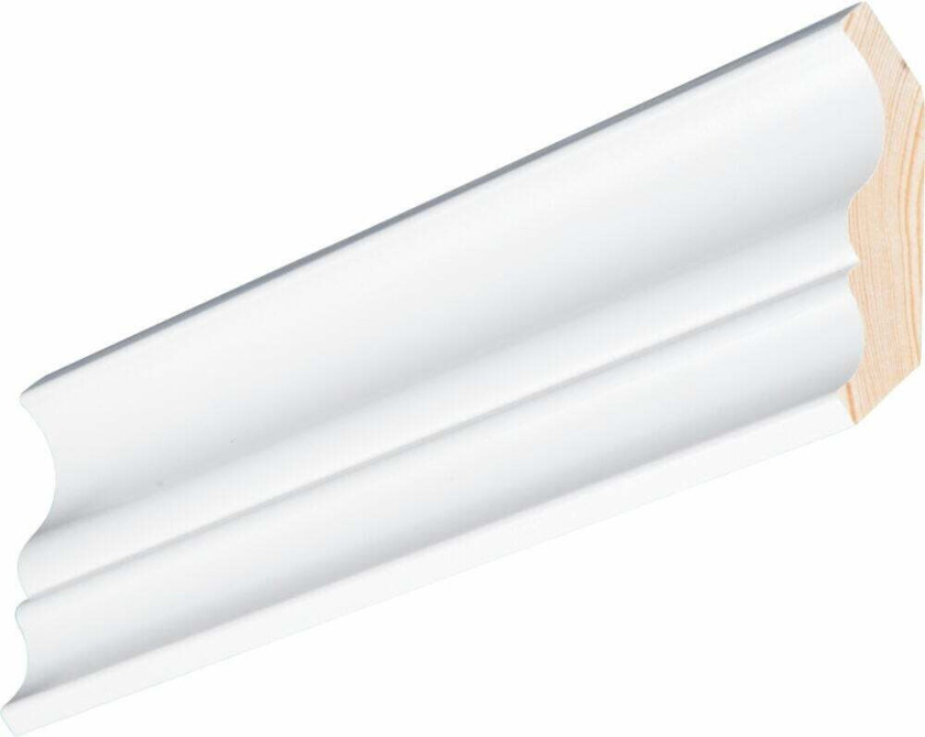 21x95x4400 Hulkil Hulkil kan benyttes som en tak- og hjørnelist. De små hulkilene blir ofte benyttet som avslutning til innvendige hjørner.