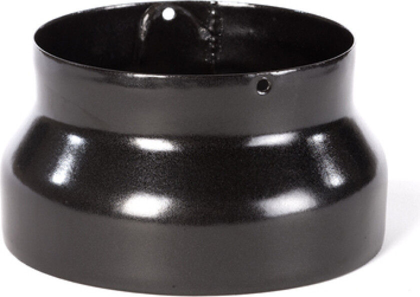 Bilde av Røkrør overgang Ø125-Ø150 Røkrørsovergang - brukes der man har behov for å endre røkrørsdiameter. Med varmebestandig lakk i farge tilpasset dagens ildsteder.