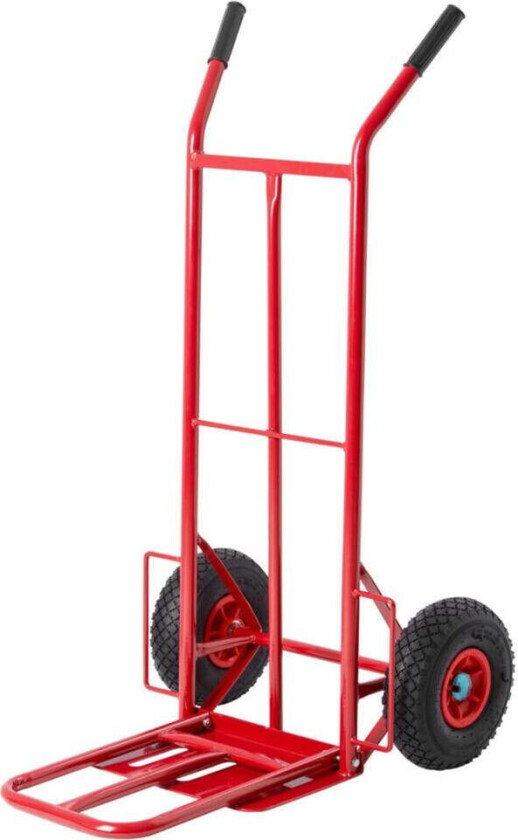 Bilde av Kellen sekketralle 150kg Hvis du skal frakte sekk med pellets, endre innkvartering eller gjøre noe annet som krever en vogn, er denne vognen et godt valg.
