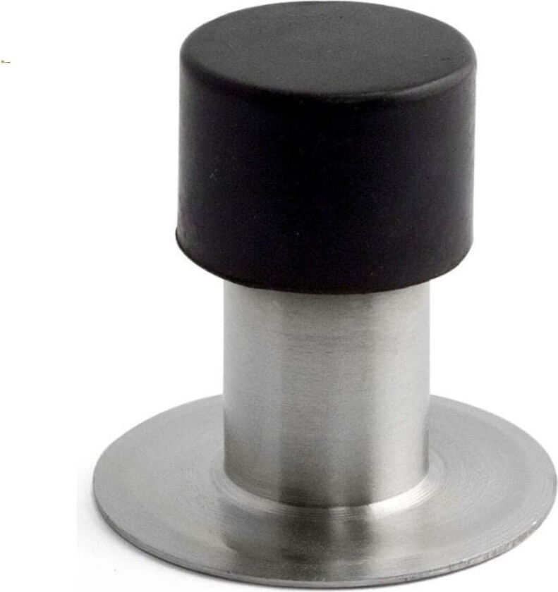 Habo 2893 dørstopper Dørstopper av stål med gummidempning.