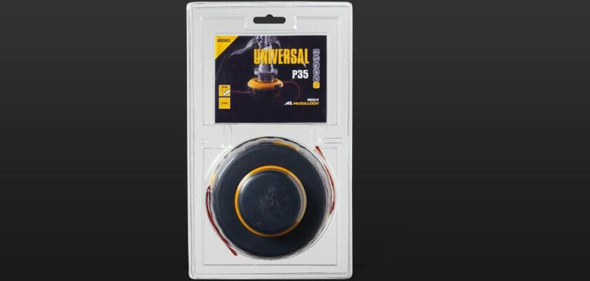 McCulloch P35 trimmerhode Høykvalitets trimmerhode med spole til gresstrimmer. Designet for , men passer de fleste andre vanlige merker.