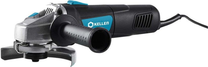 Kellen vinkelsliper 125 mm Prisgunstig 125 mm vinkelsliper for enkle kapp, slip og overflatebehandligs jobber.