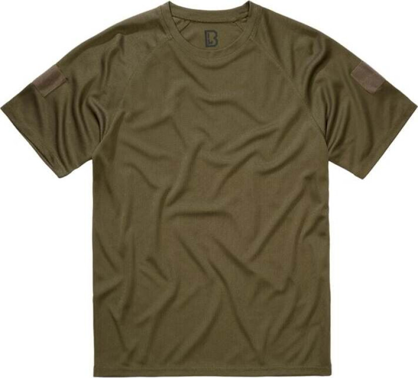 T-skjorte - Quick-Dry Langermet Topp - S til 5XL - Herrer - olivengrønn