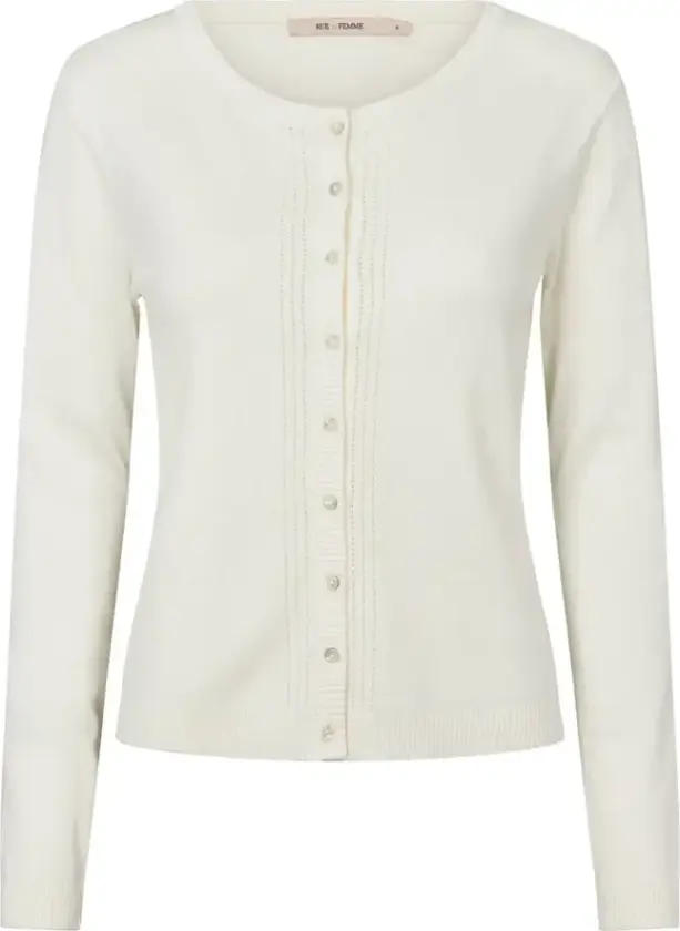 RUE de Femme, Dame, Strikkevarer, Hvit, XS