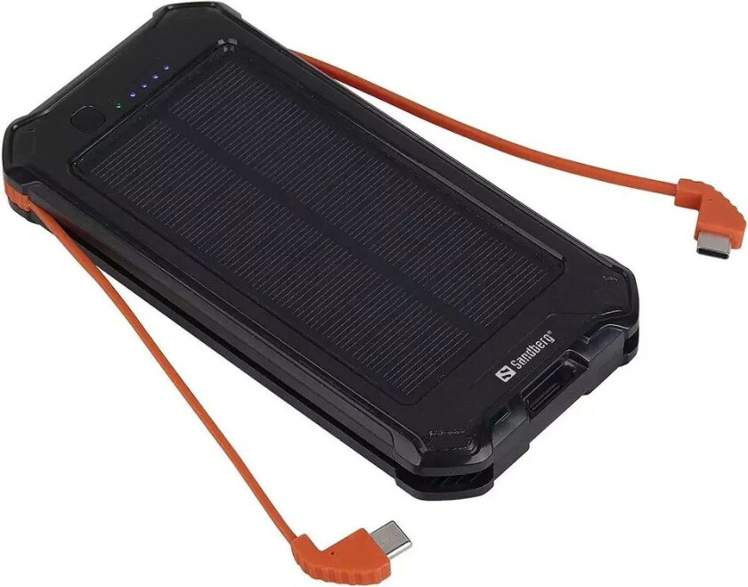 Powerbank Solar 3-i-1 10 000 Mah