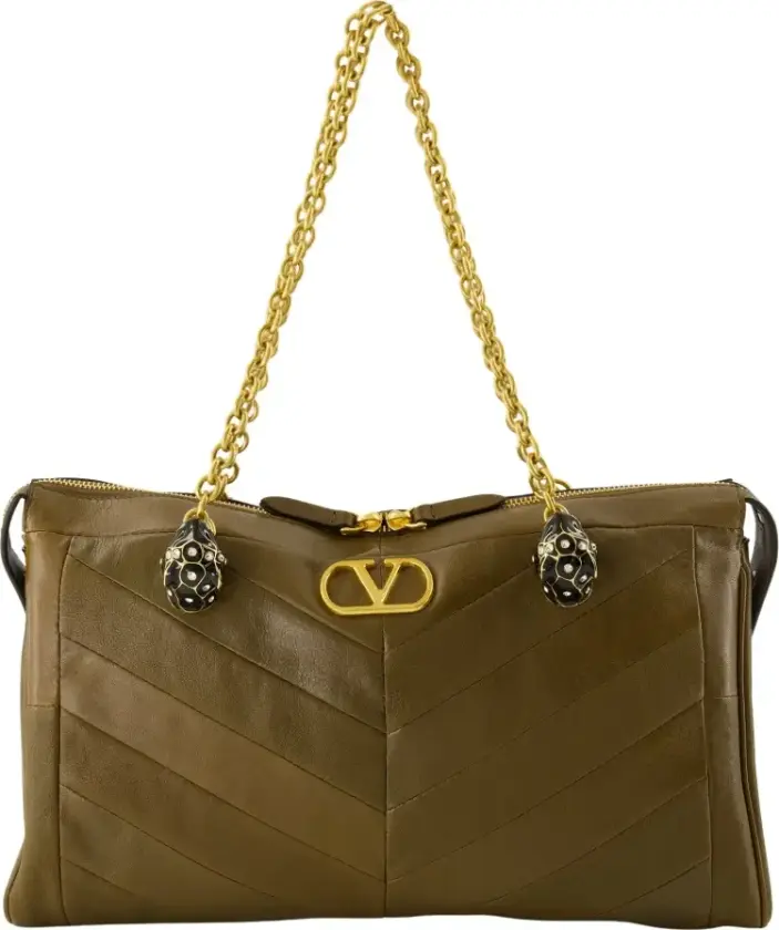 Dame, Vesker, Brun, ONE SIZE