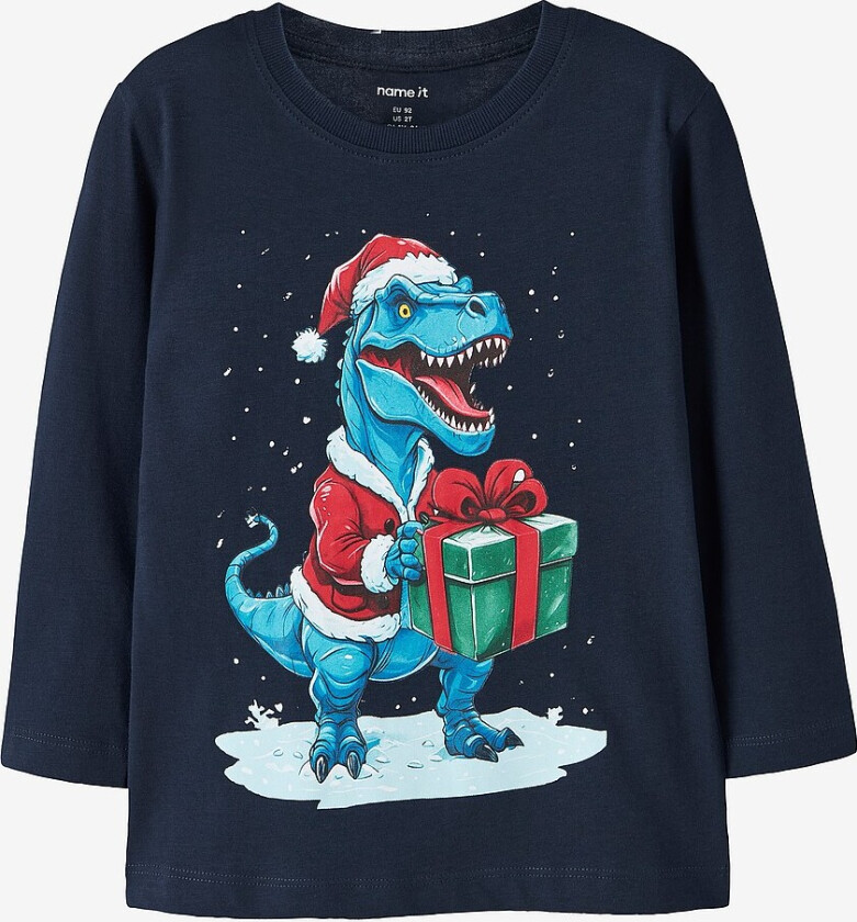 T-skjorte nmmVosmas LS - Blå