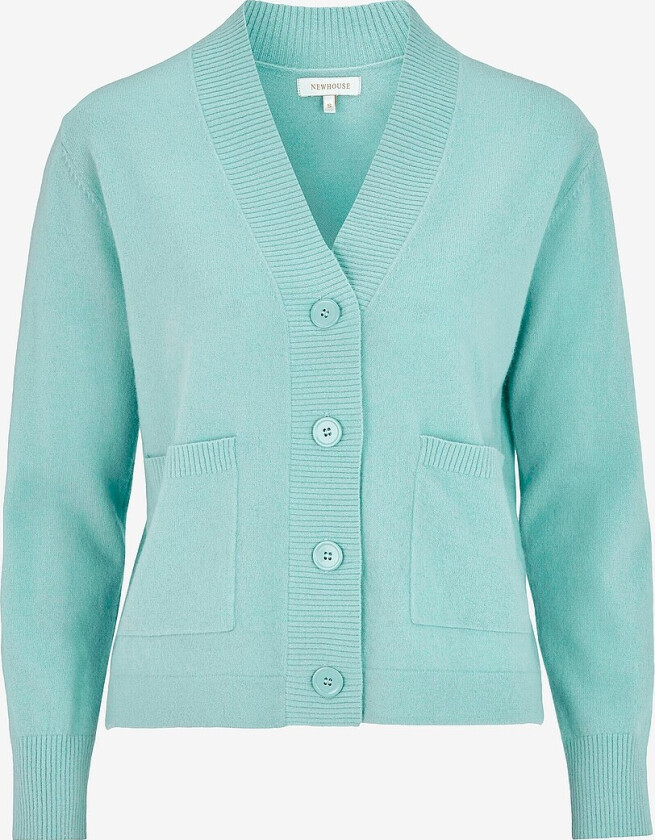 Lammesull Cardigan Mathilda - Blå