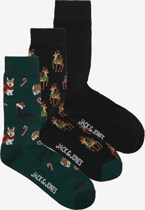 Sokker jacXmas Animals 3-pakning - Blå