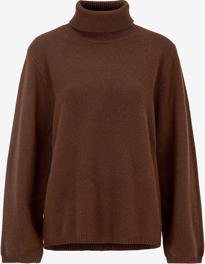 Merino turtleneck Alva - Brun