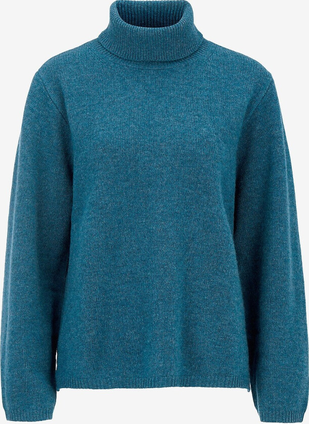 Merino turtleneck Alva - Blå