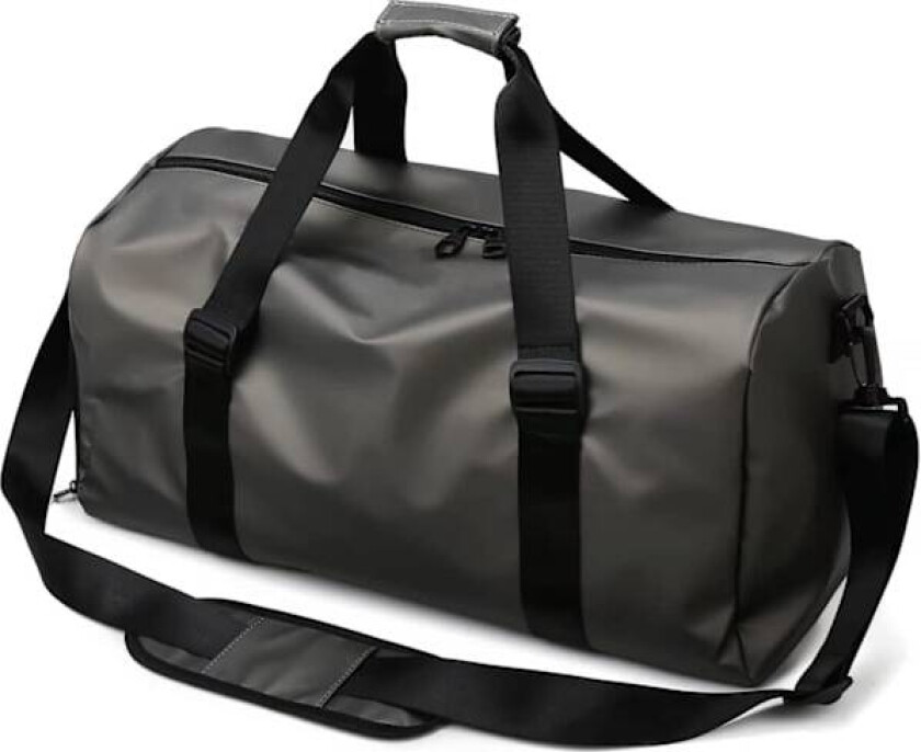 Gym Sport Bag Menn Kvinner, Reisebag med Skoskap og Våt Lomme, Weekend Overnatting Bag Champagne)