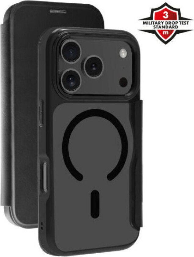 Mag Wallet Cover til iPhone 17 Pro Max - Sort