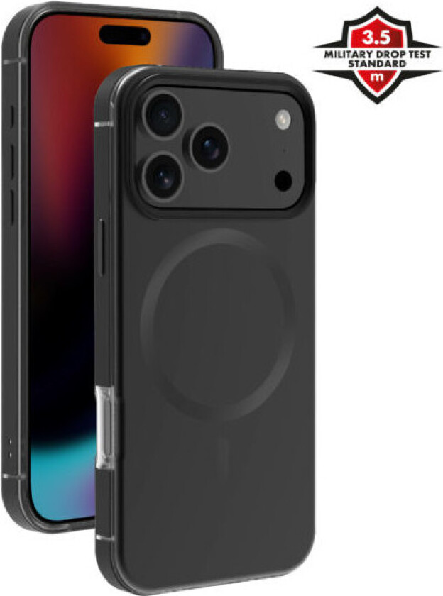 Mag Metal Cover til iPhone 17 Pro - Sort