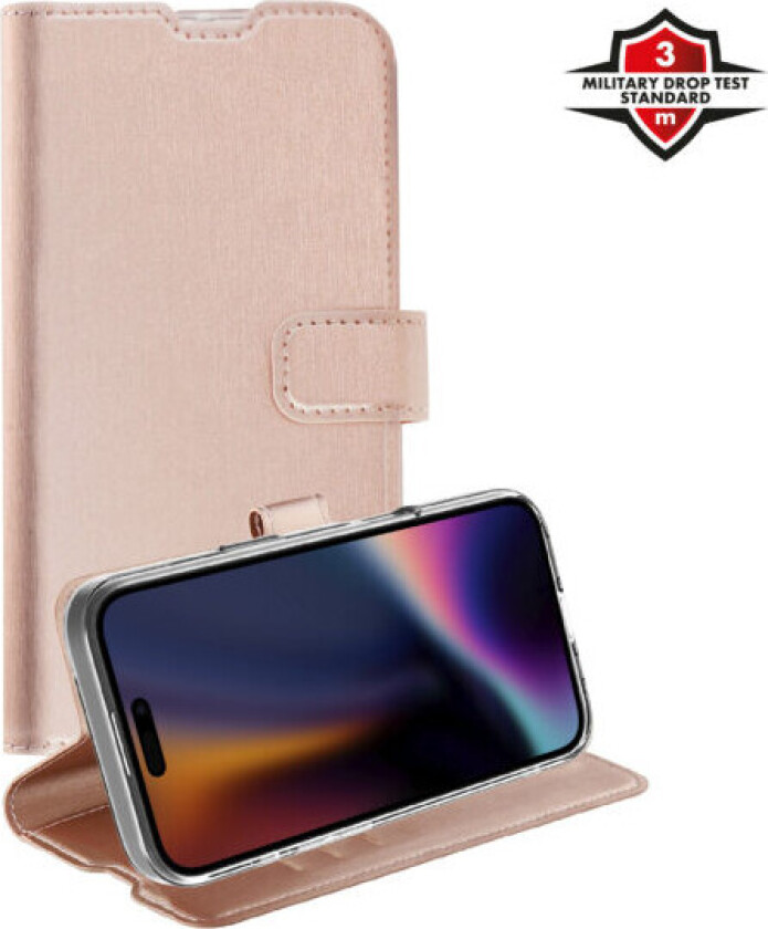 Classic Wallet Cover til iPhone 17 - Rose Gold