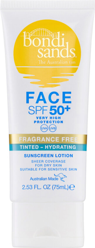SPF 50+ Hydrating Tinted Face Lotion (75 ml)