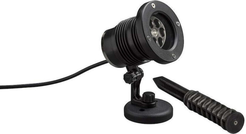 Laserlampe fargede julemotiv IP44 utendørs