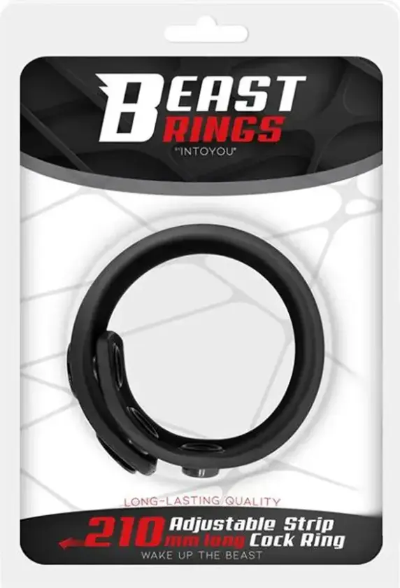 Adjustable Silicone Strip Cock Ring 15-21 cm