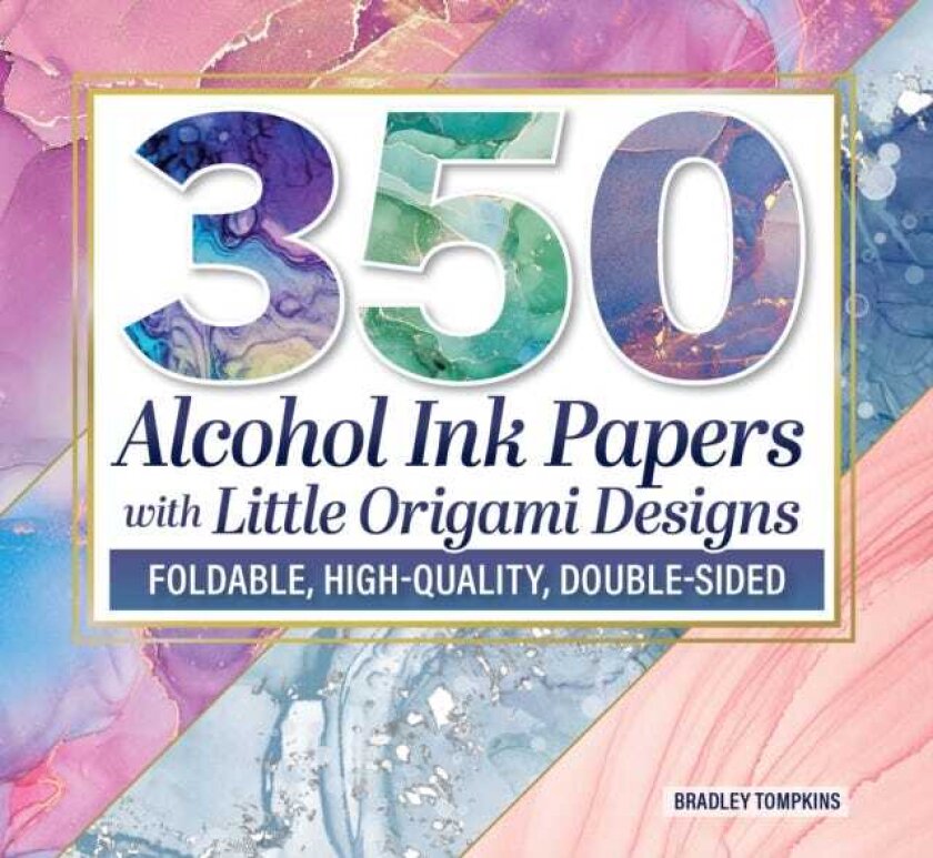 350 Alcohol Ink Papers with Little Origami Designs Foldable, HighQuality, DoubleSided