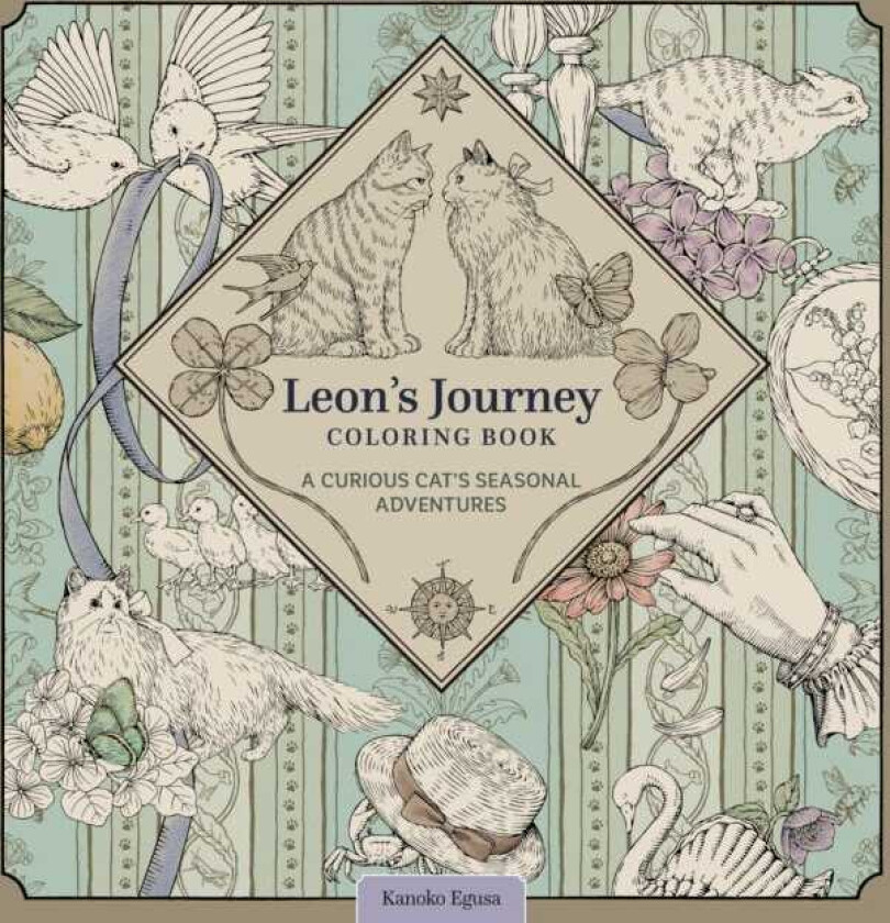 Leon's Journey Coloring Book A Curious Cat's Seasonal Adventures