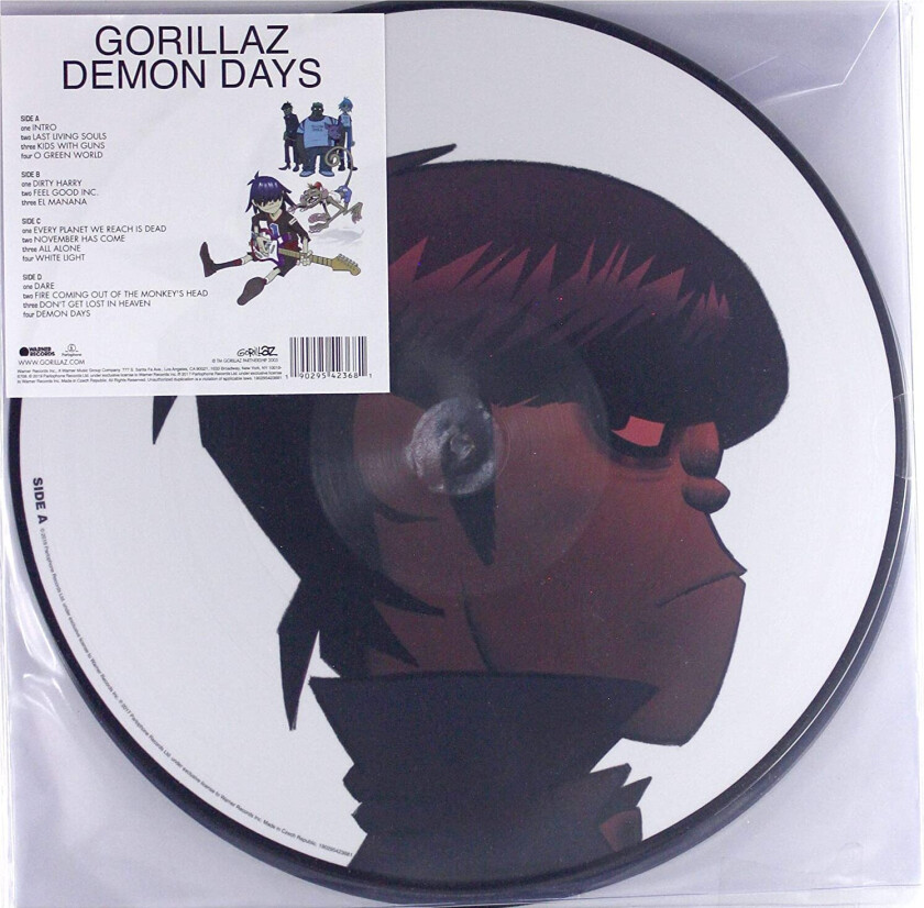 Gorillaz Demon Days LP/Vinyl