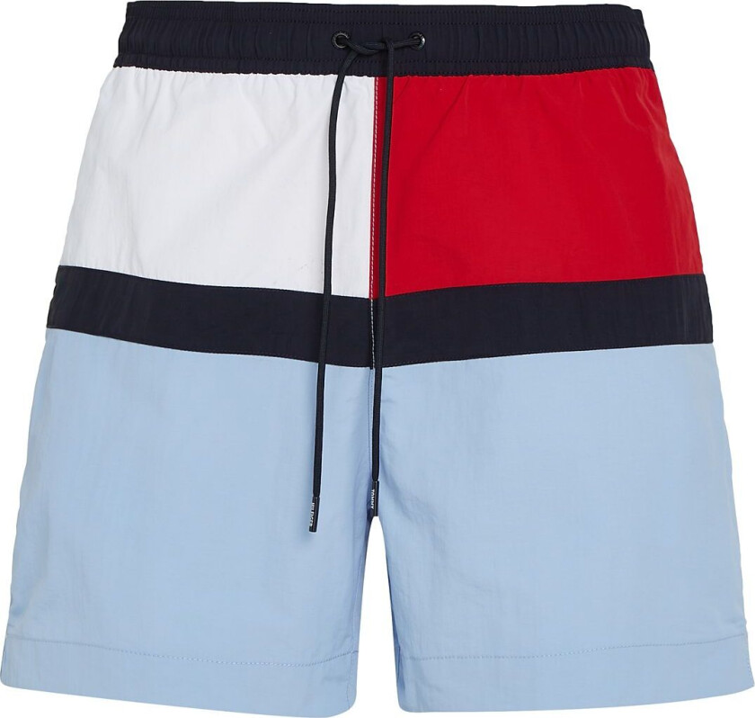 Medium Drawstring Badeshorts Blue Tommy Hilfiger