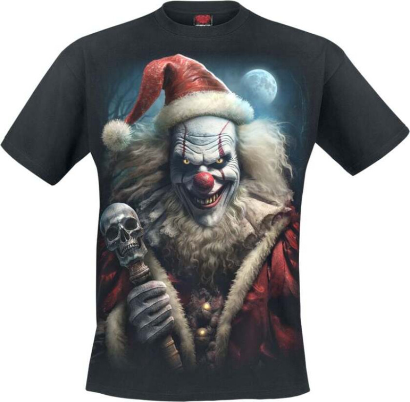 T-skjorte - Santa Clown - T-skjorte - S til 4XL - Herrer - svart