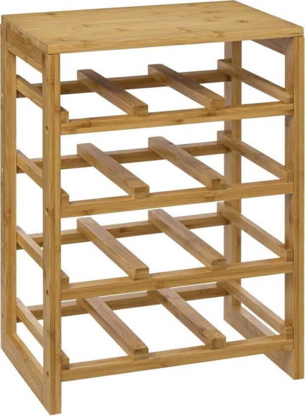 Vinstativ til 12 flasker - bambus