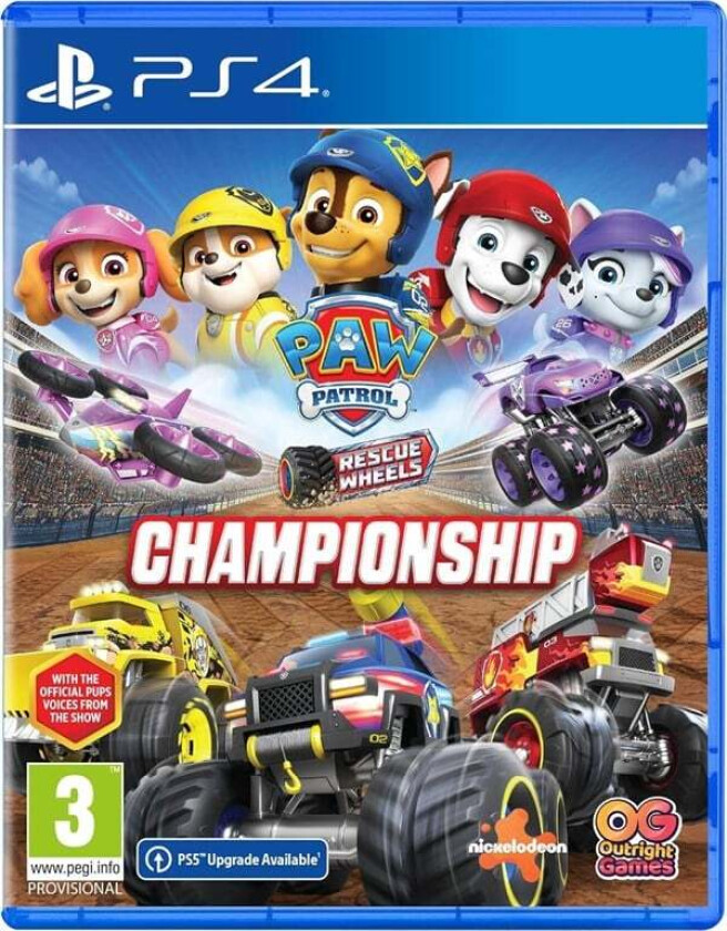 Paw Patrol Rescue Wheels: Championship - Sony PlayStation 4 - Racing