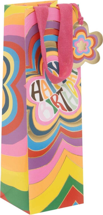 Gavepose Flower Power Flaske